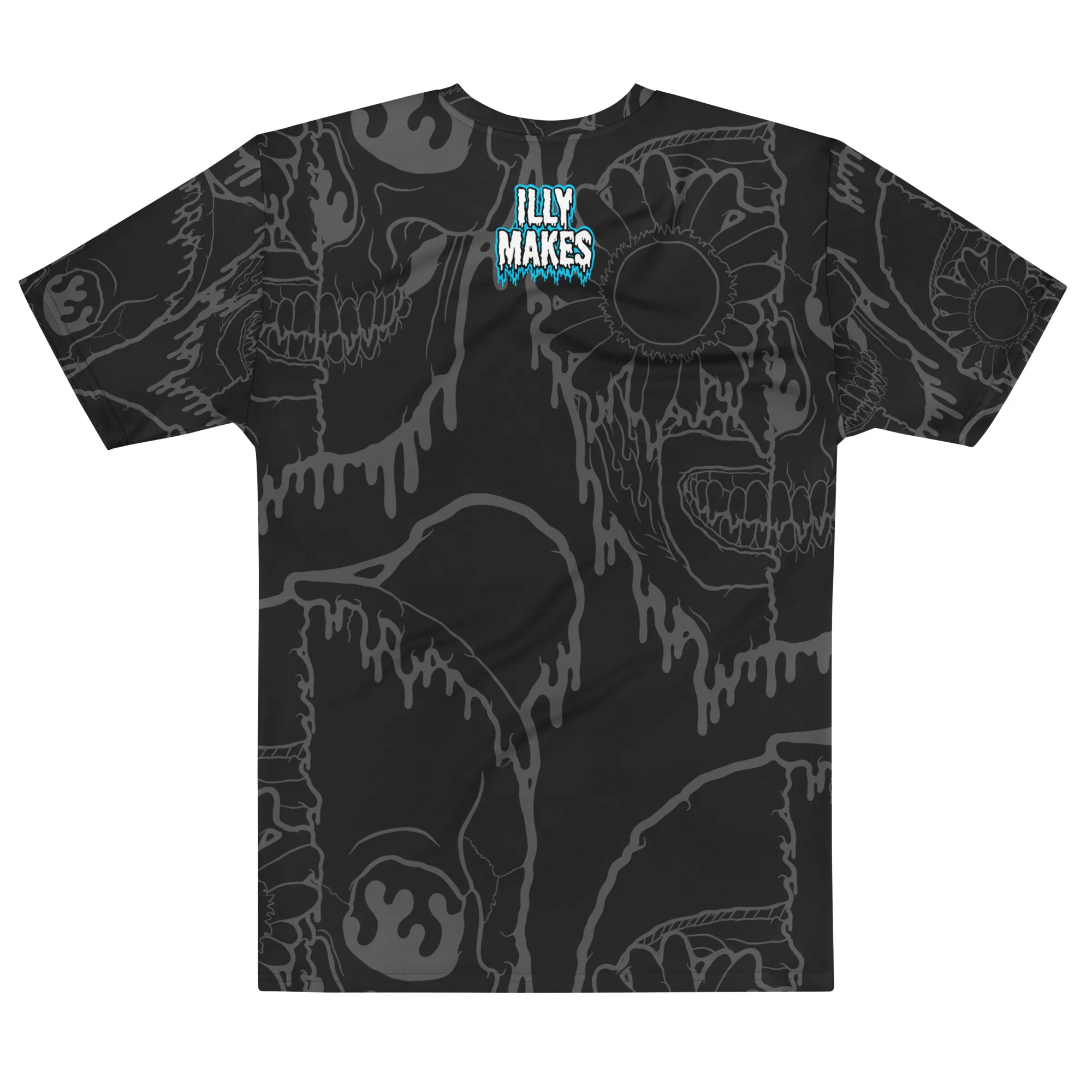 Drippy Art the Clown Skull All-Over Print Tee - Image 6