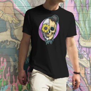 Drippy Art the Clown Skull Tee