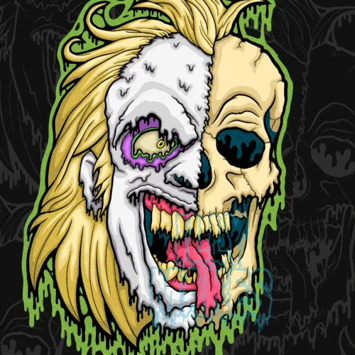 New Drop: Drippy Beetlejuice Skull