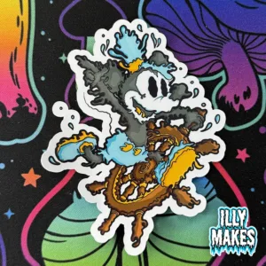 Drippy Steamboat Willie Sticker