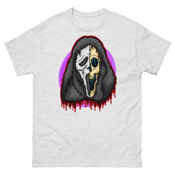 Drippy Ghost Face Skull Tee - Image 5