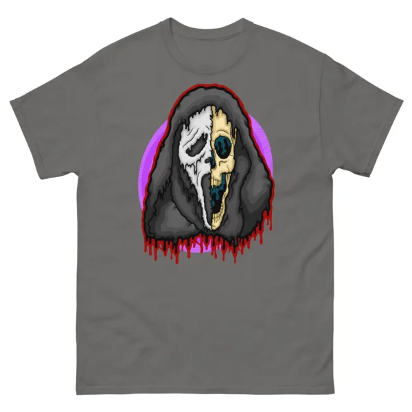 Drippy Ghost Face Skull Tee - Image 3
