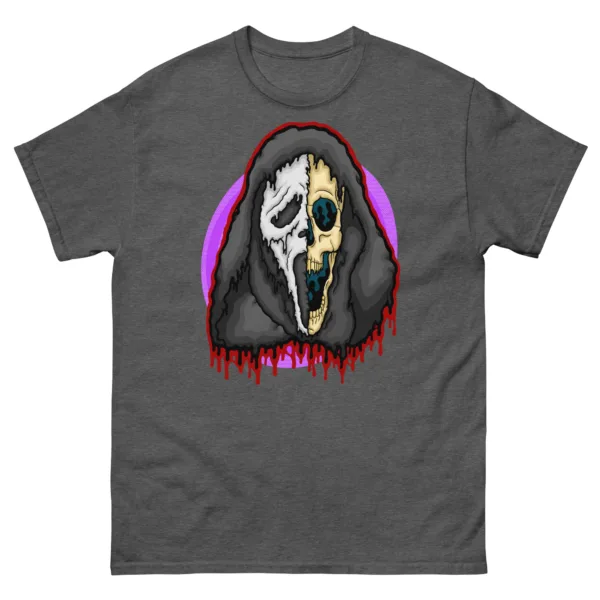 Drippy Ghost Face Skull Tee - Image 2