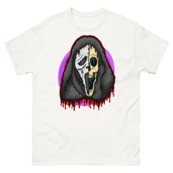 Drippy Ghost Face Skull Tee - Image 6