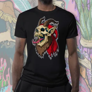 Drippy Krampus Skull Tee