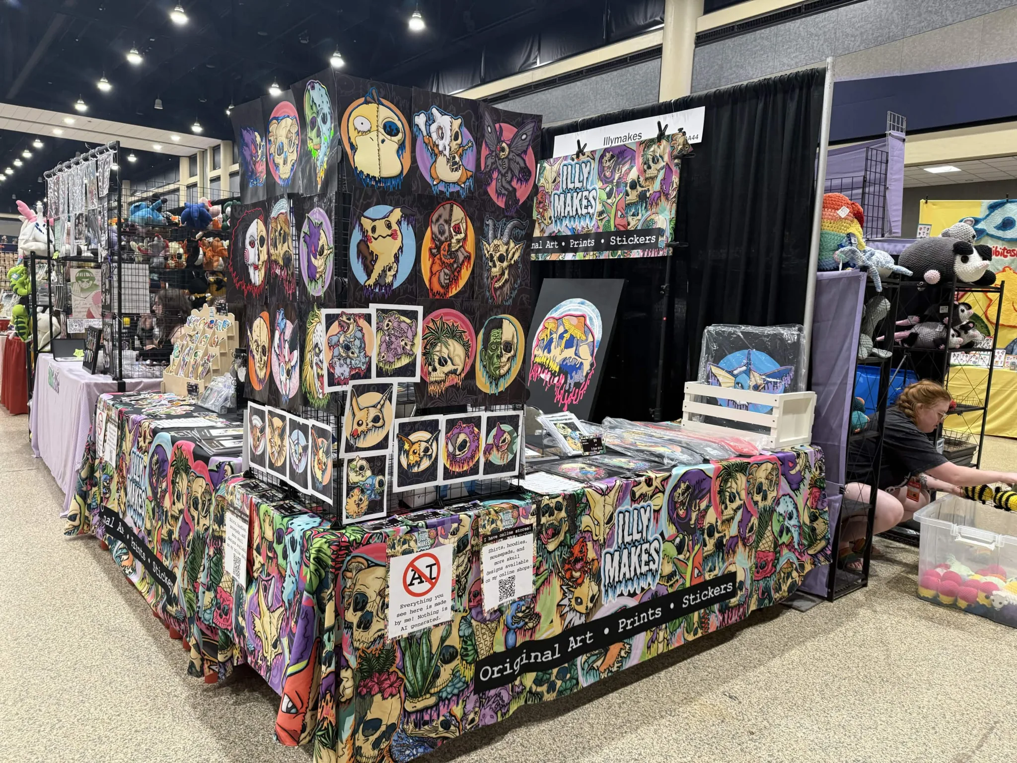 My setup at Nickel City Comic Con 2026